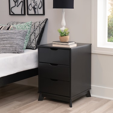 Elna 3-Drawer Nightstand