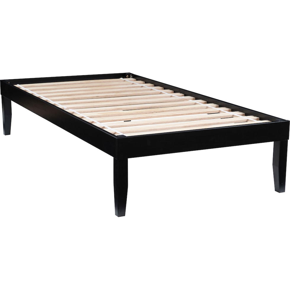 elna black twin bed   