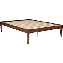 elna dark brown full bed   