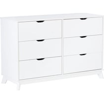 elna white dresser   