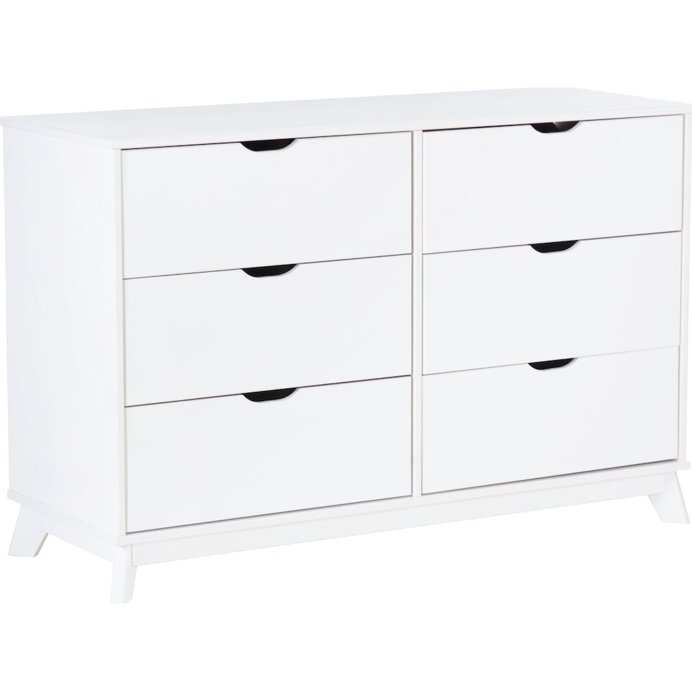 elna white dresser   