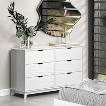 elna white dresser   