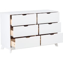 elna white dresser   