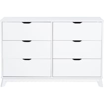 elna white dresser   