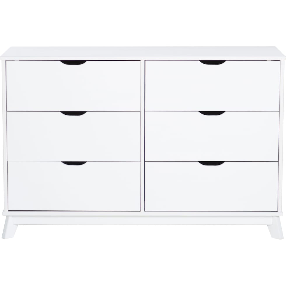 elna white dresser   