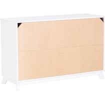 elna white dresser   