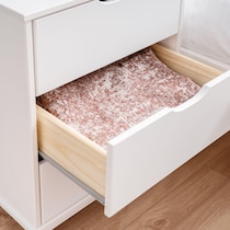 elna white nightstand   