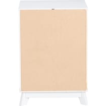 elna white nightstand   