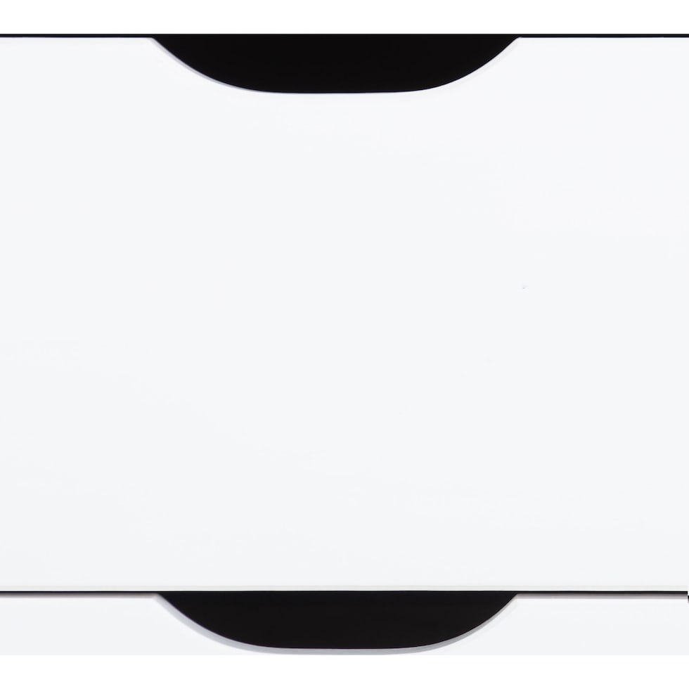 elna white nightstand   