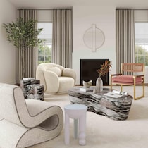 elodie gray coffee table   