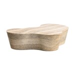elodie light brown coffee table   
