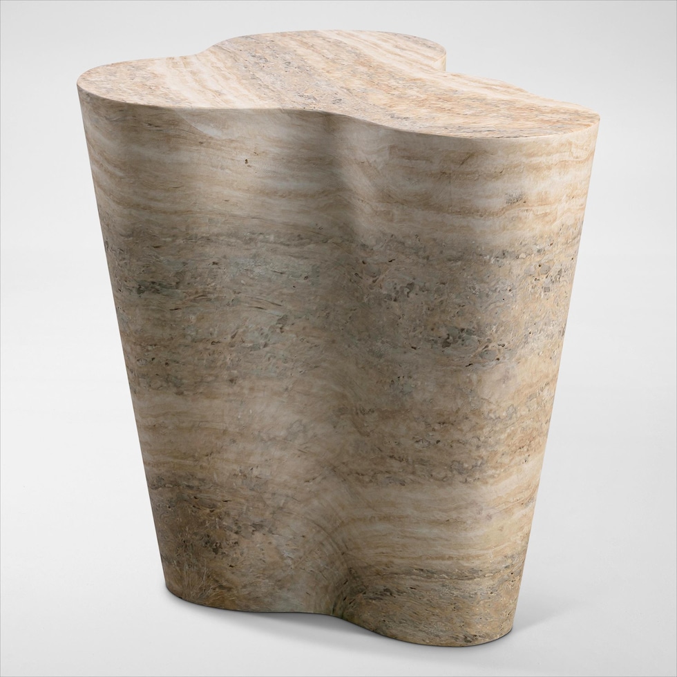 elodie light brown side table   