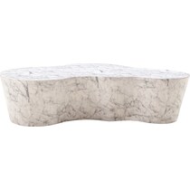 elodie white coffee table   