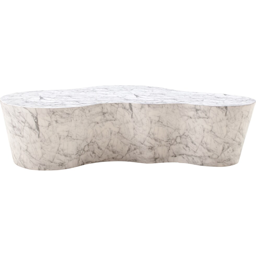 elodie white coffee table   