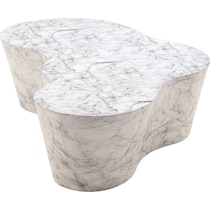 elodie white coffee table   