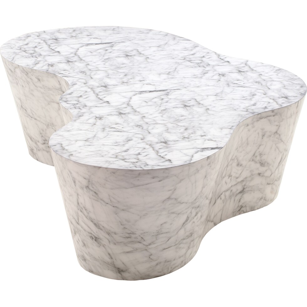 elodie white coffee table   