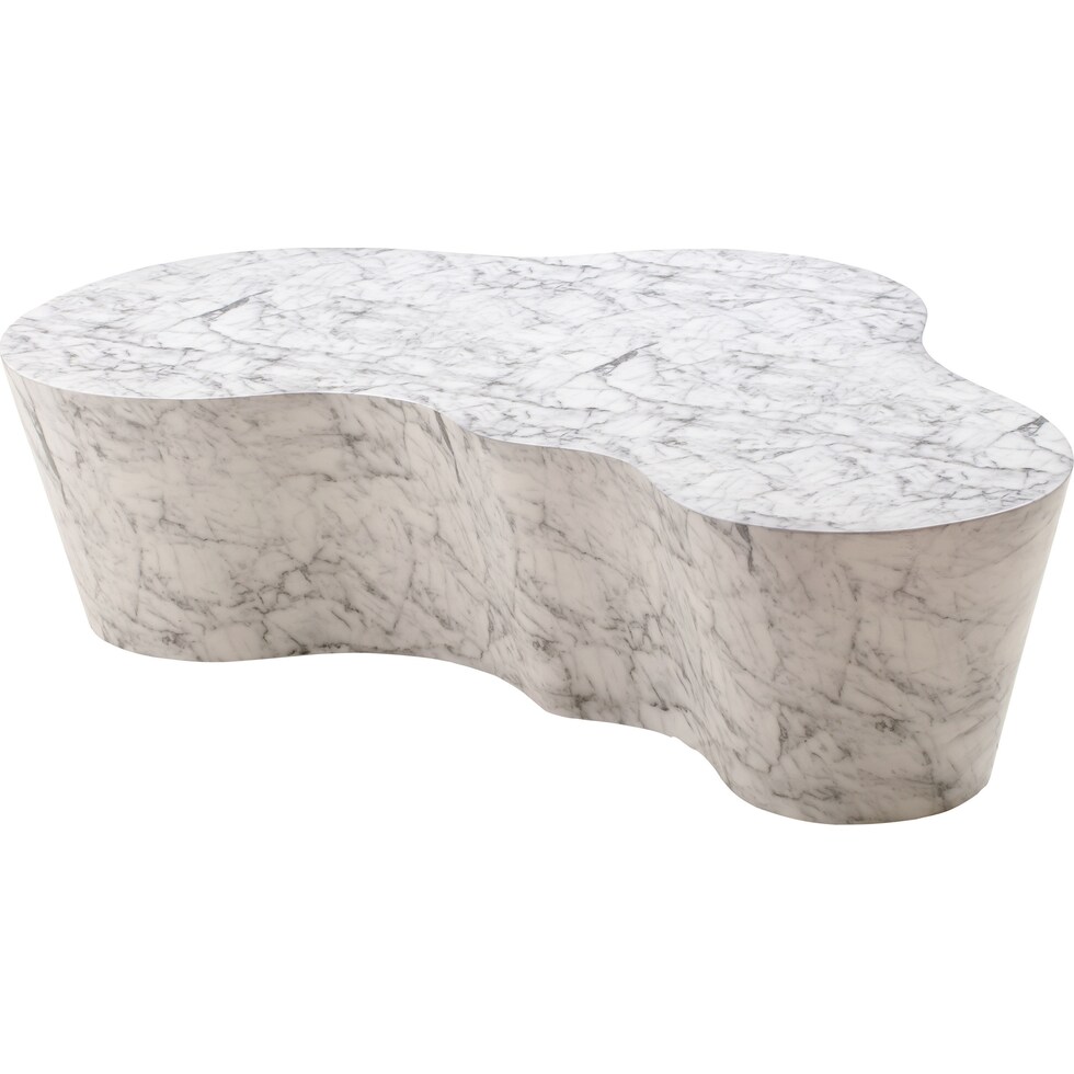 elodie white coffee table   