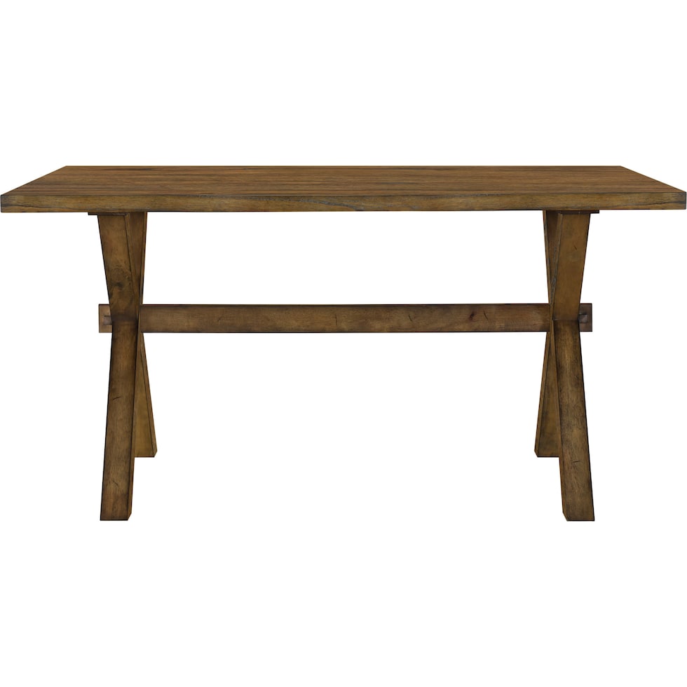 eloise dark brown dining table   