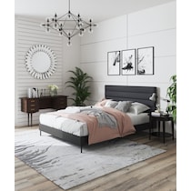 eloise gray full bed   