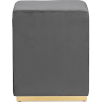 eloise gray ottoman   