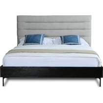 eloise gray queen bed   