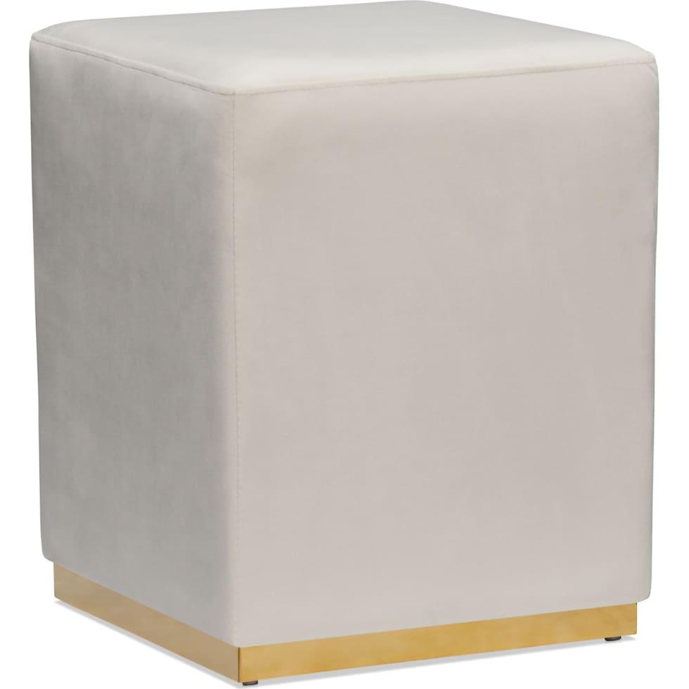 eloise neutral ottoman   