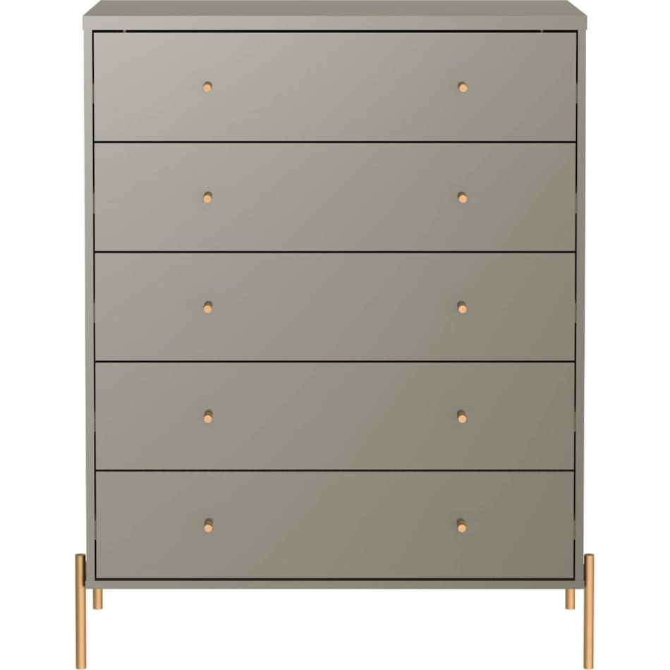 Elowen 3 Drawer Dresser and Chest Set Gray Value City Furniture