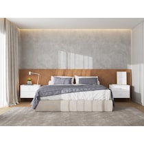 elowen white end table   