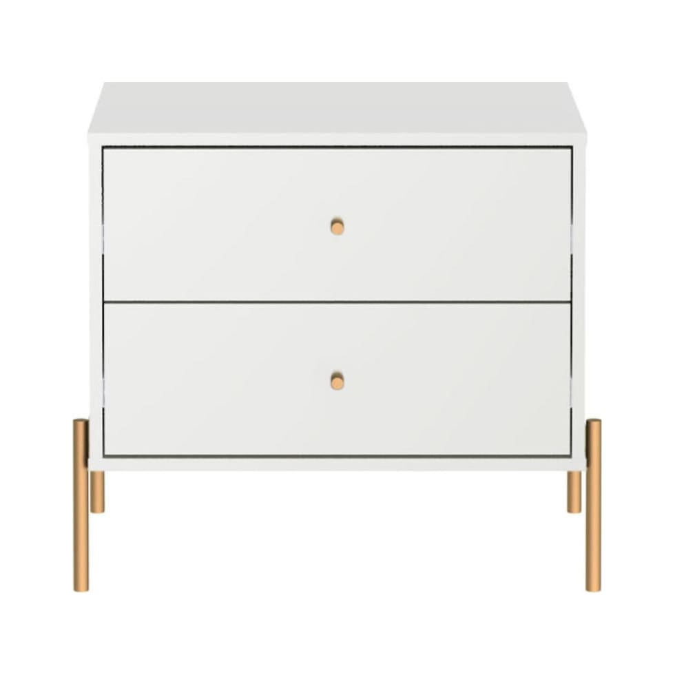 elowen white end table   