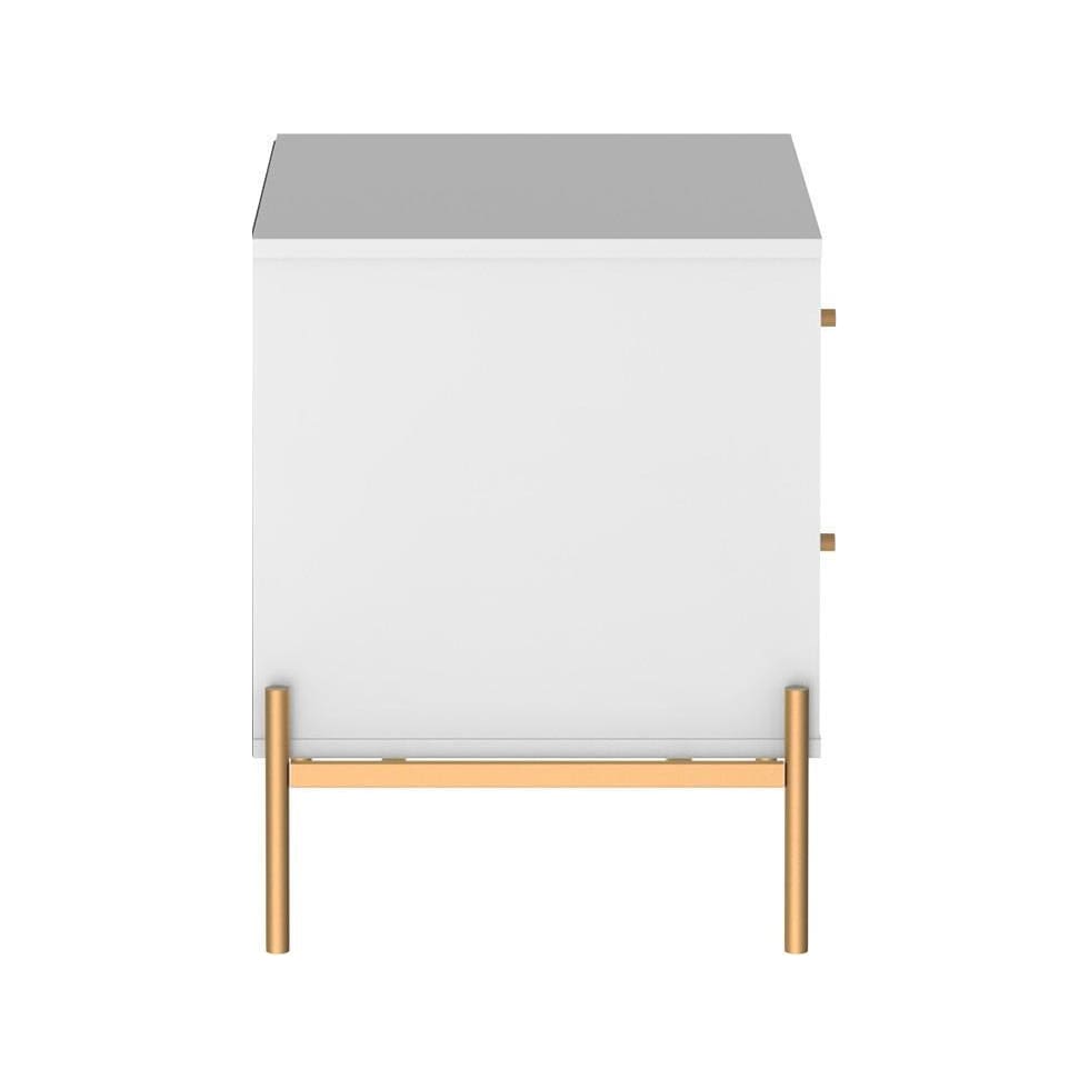 elowen white end table   