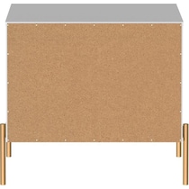 elowen white end table   
