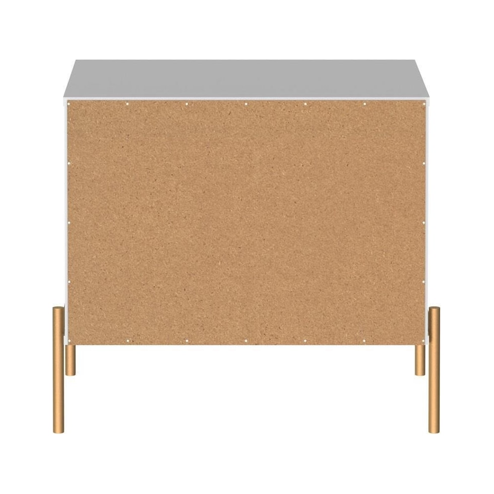 elowen white end table   