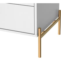 elowen white end table   