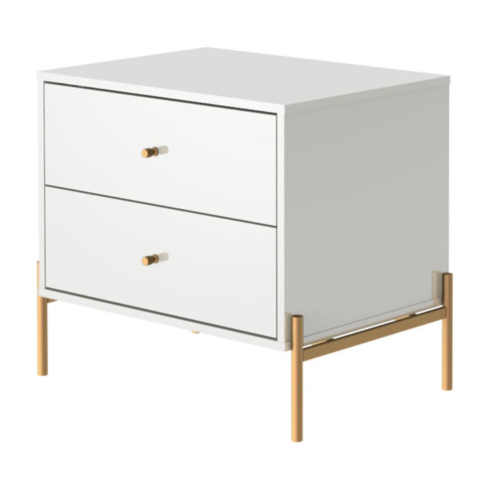 elowen white end table   