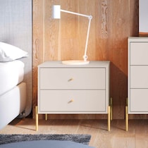 elowen white end table   