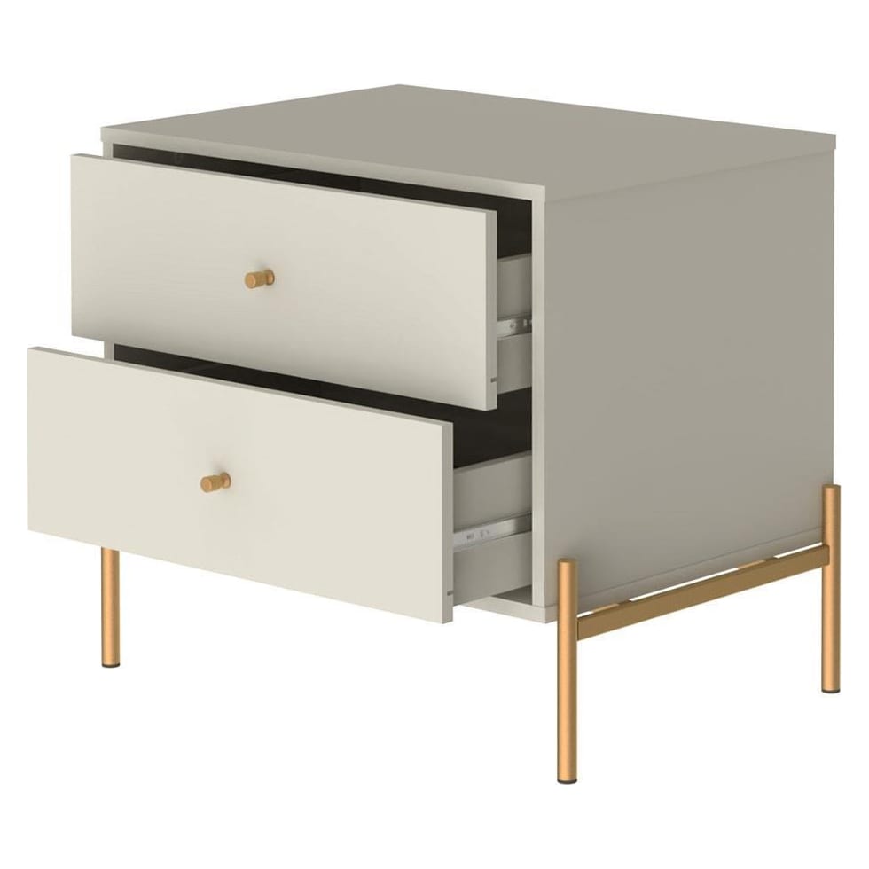 elowen white end table   
