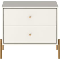 elowen white end table   