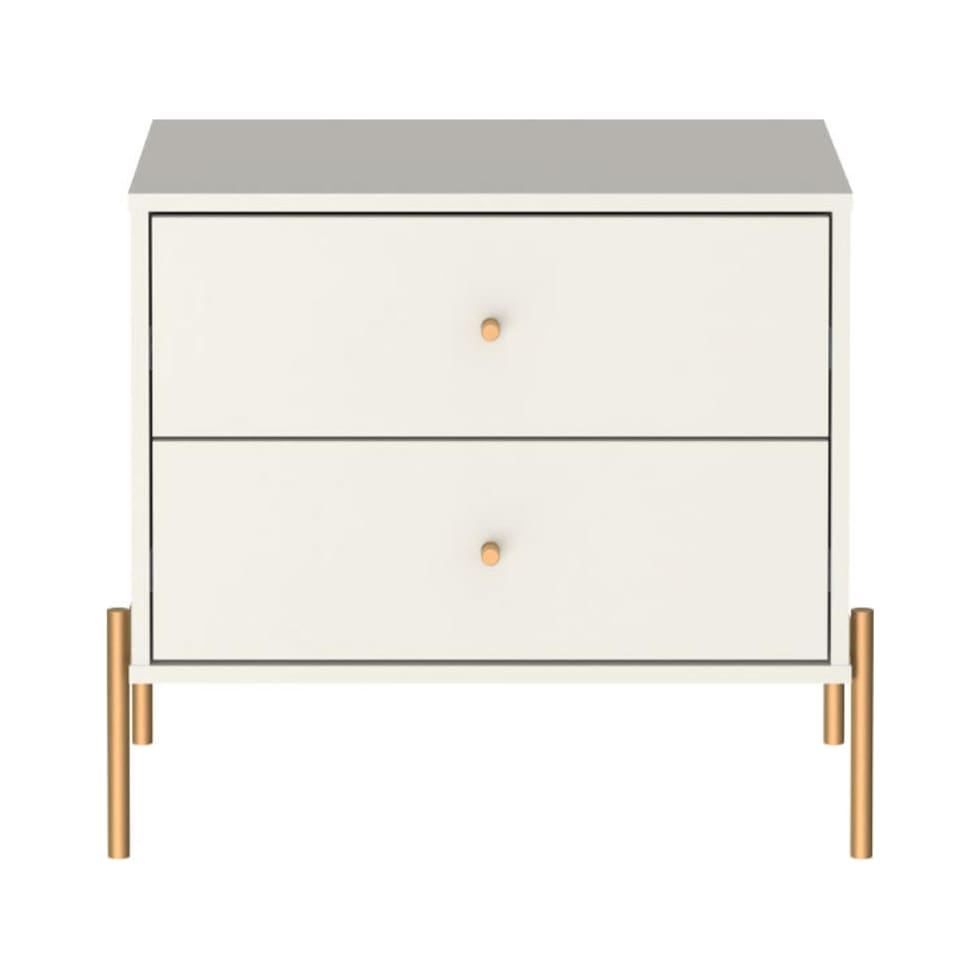 elowen white end table   
