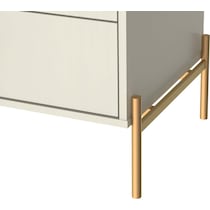 elowen white end table   