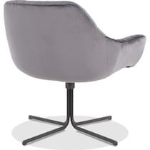 elsa gray accent chair   