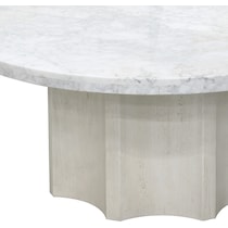 elsher white coffee table   