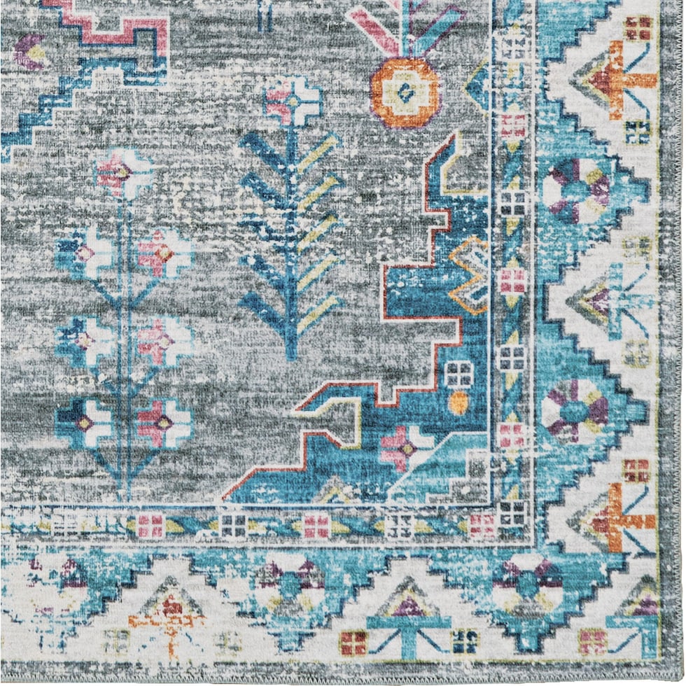 elsie multicolor area rug  x    