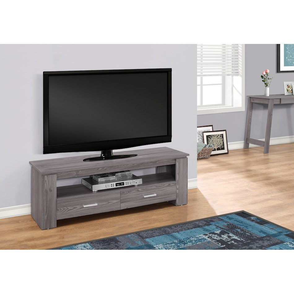 elsmere gray tv stand   