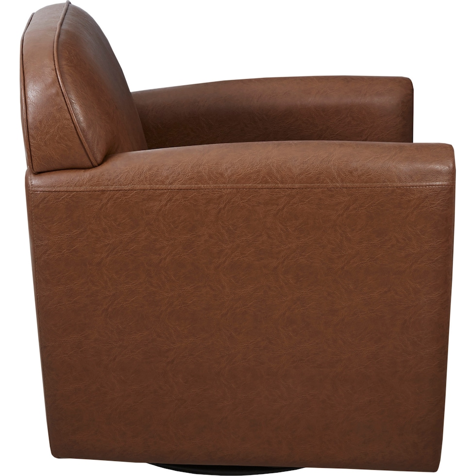 elynor dark brown accent chair   