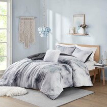 emberly gray full queen bedding set   