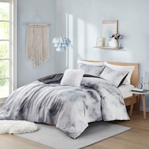 emberly gray king california king bedding set   