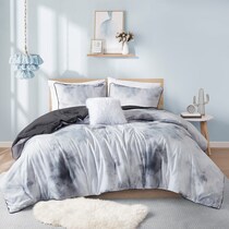 emberly gray king california king bedding set   