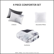 emberly gray twin twin xl bedding set   