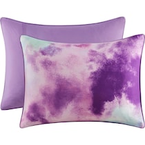 emberly purple full queen bedding set   