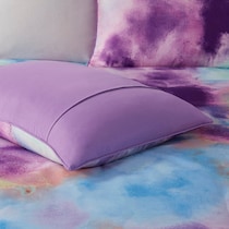 emberly purple full queen bedding set   
